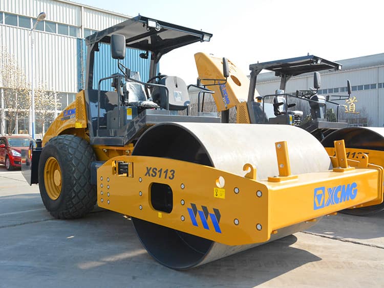 XCMG Official 10 ton vibratory road roller XS113 China mini road roller compactor machine price